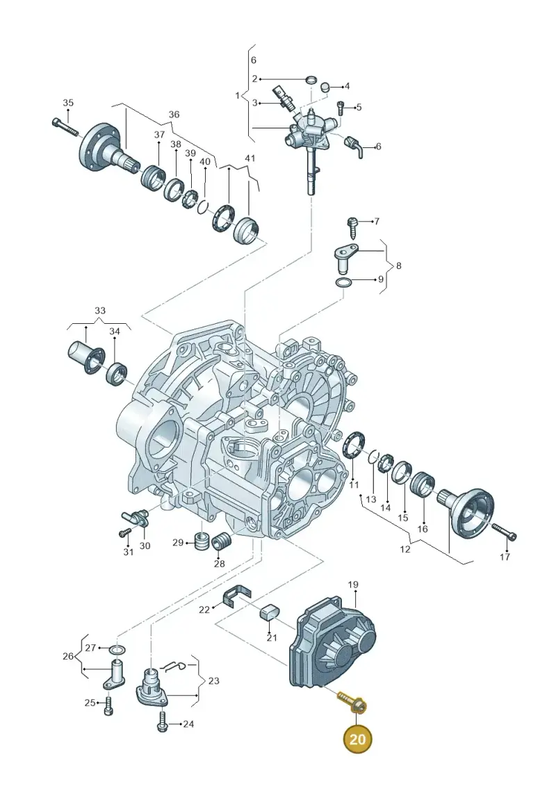 N90991802 — SEAT Arona FR (2017-) diagram 827320020, position 20