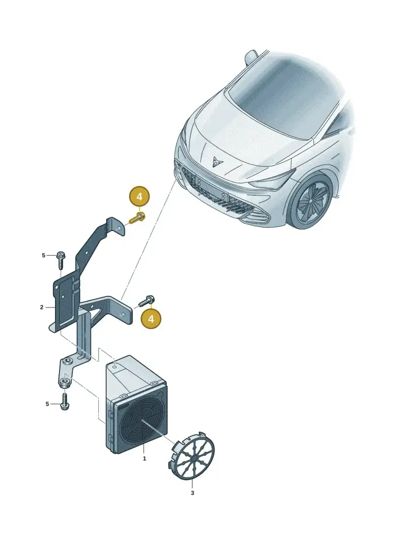 N90999502 — SEAT Tavascan Cupra (2023-) diagram 10s035080, position 4