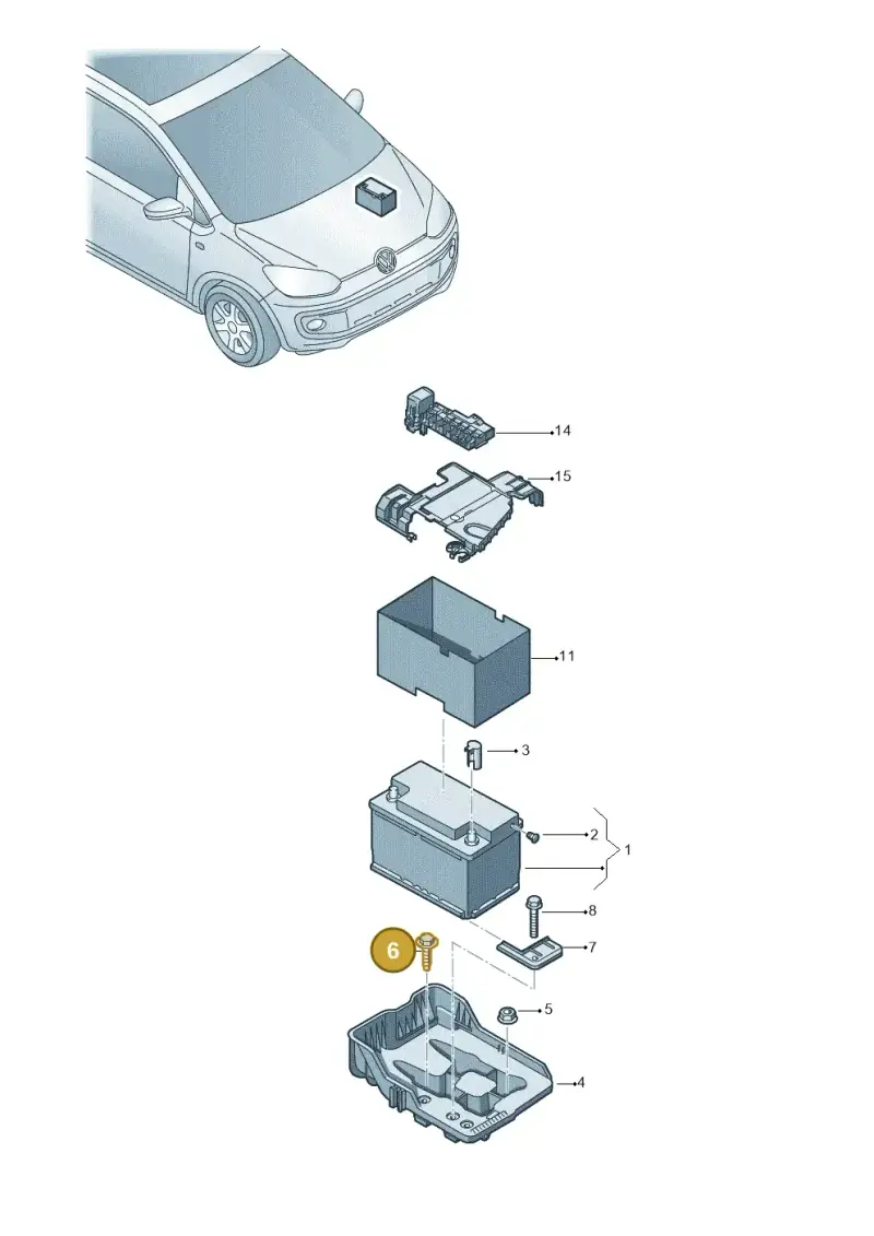 N90999503 — SEAT Mii electric (2020-2021) diagram 772915000, position 6