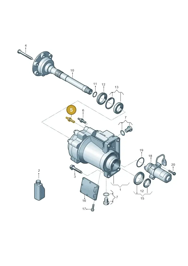 N91002702 — SEAT Formentor TSI CUPRA (2020-) diagram 746409400, position 5