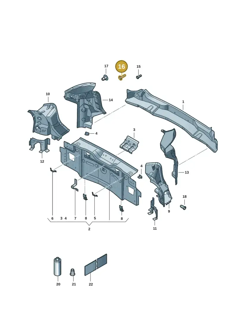 N91017602 — SEAT Tavascan Cupra (2023-) diagram 20h813000, position 16