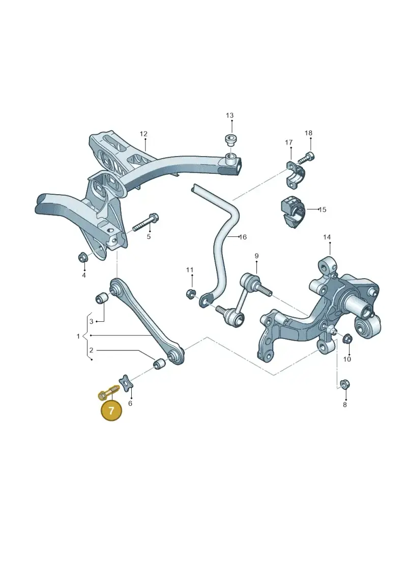 N91047502 — SEAT Altea XL Reference (2010-2013) diagram 409501200, position 7