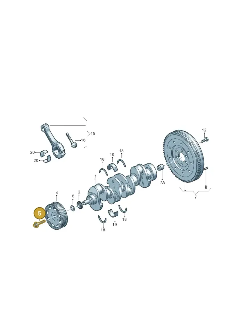 N91048601 — SEAT Altea XL Reference (2013-2013) diagram 777105010, position 5