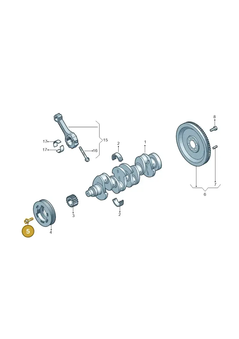 N91048701 — SEAT Altea XL Reference (2010-2013) diagram 729105030, position 5