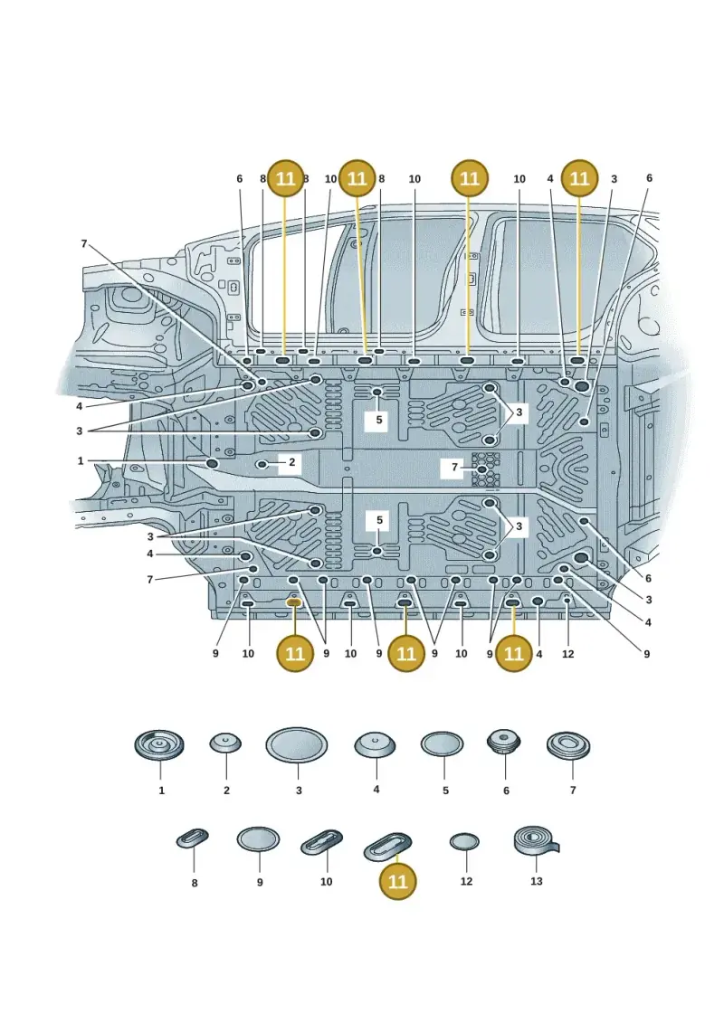 N91055001 — SEAT Tavascan Cupra (2023-) diagram 20h803037, position 11
