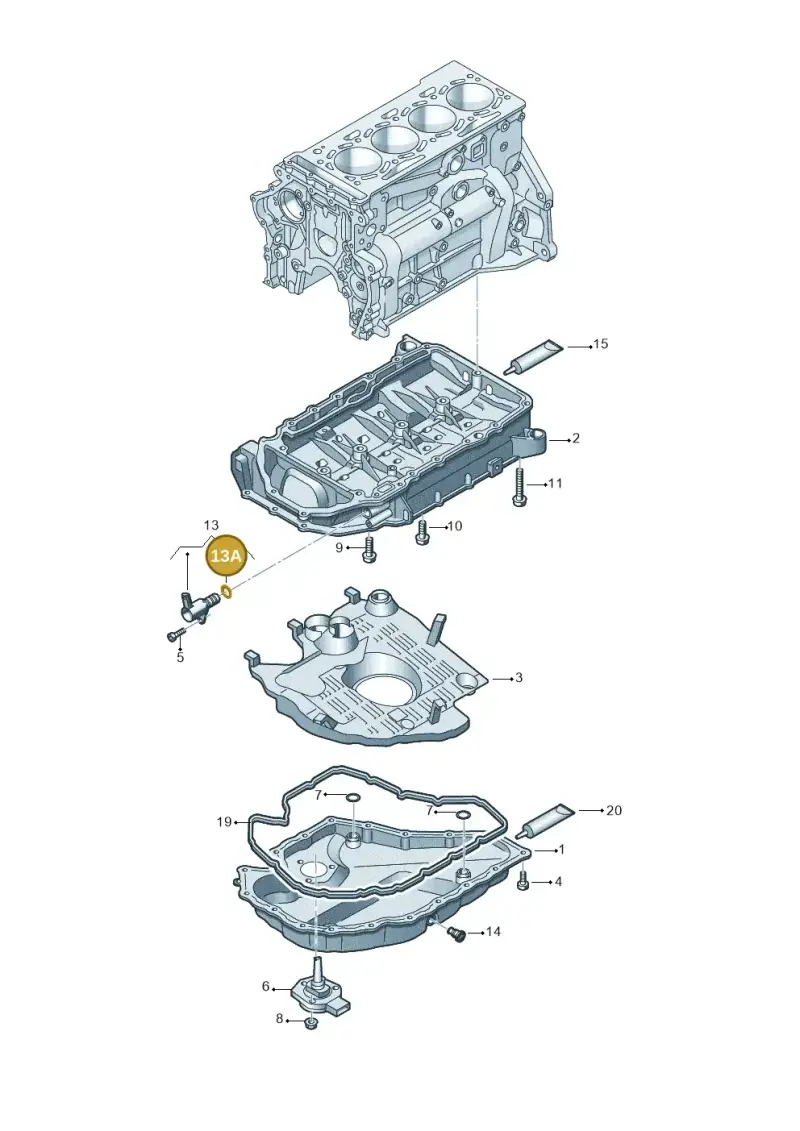 N91056801 — SEAT Formentor TSI CUPRA (2020-) diagram 746103110, position 13A
