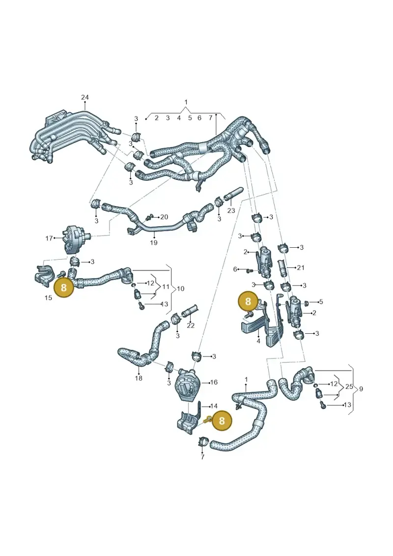 N91096701 — SEAT Tavascan Cupra (2023-) diagram 10a121240, position 8