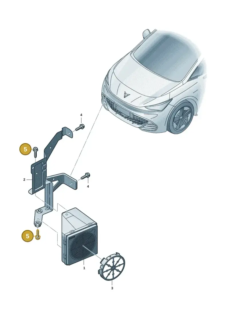 N91108701 — SEAT Tavascan Cupra (2023-) diagram 10s035080, position 5