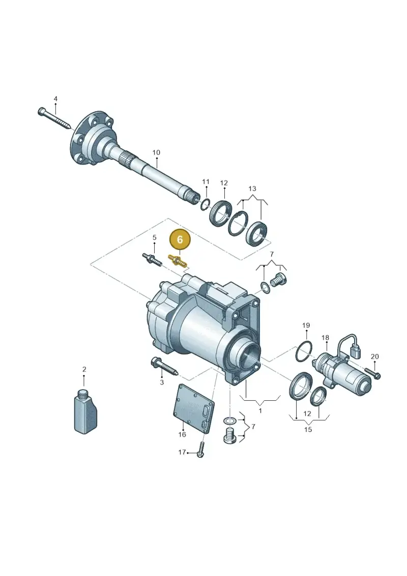 N91108901 — SEAT Leon ST Stylance (2016-2020) diagram 746409400, position 6