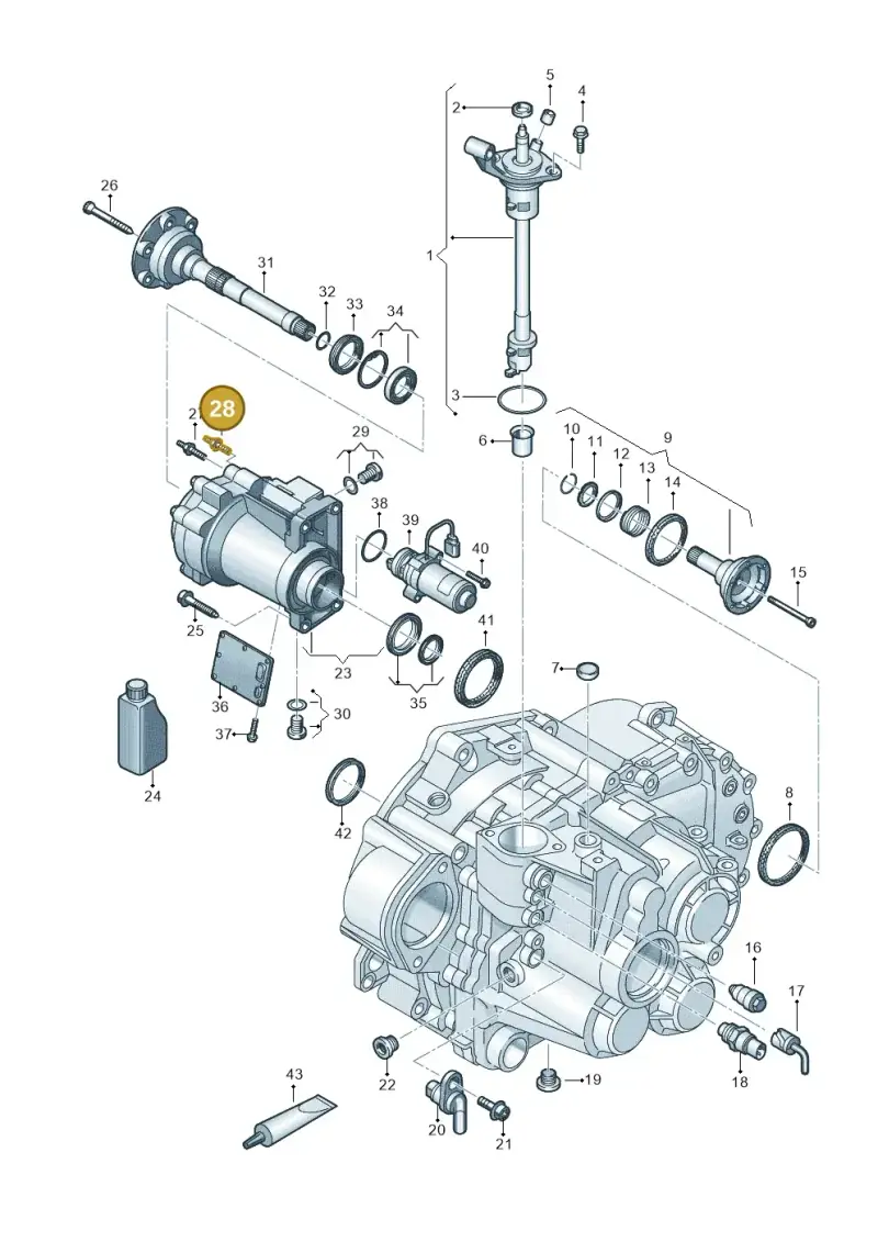 N91108901 — SEAT Leon ST Stylance (2016-2020) diagram 827333020, position 28