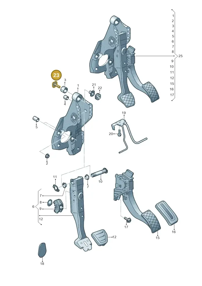 N91110801 — SEAT Formentor TSI CUPRA (2020-) diagram 793721710, position 23