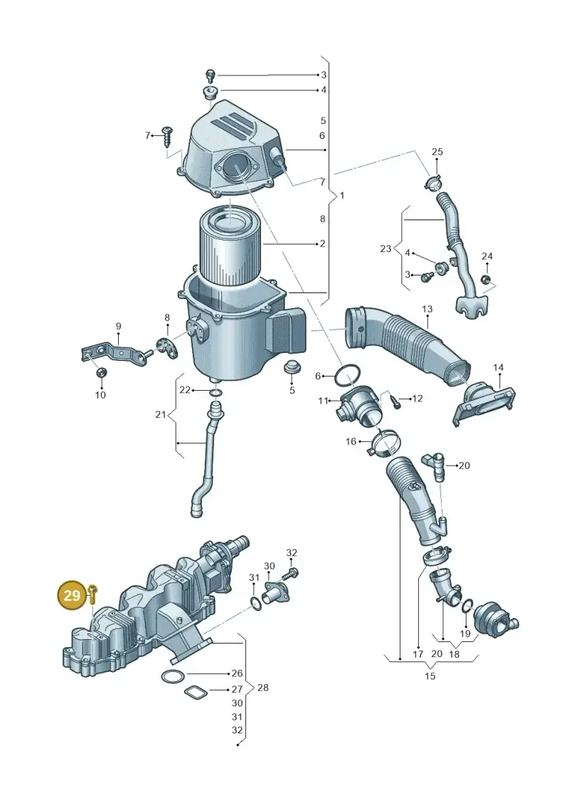 N91139501 — SEAT Ibiza Reference (2008-2011) diagram 672129500, position 29