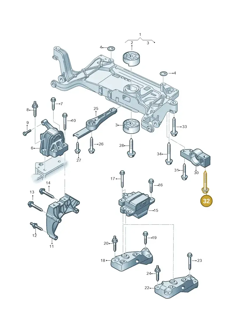 N91143301 — SEAT Alhambra Stylance (2015-2022) diagram 689199300, position 32