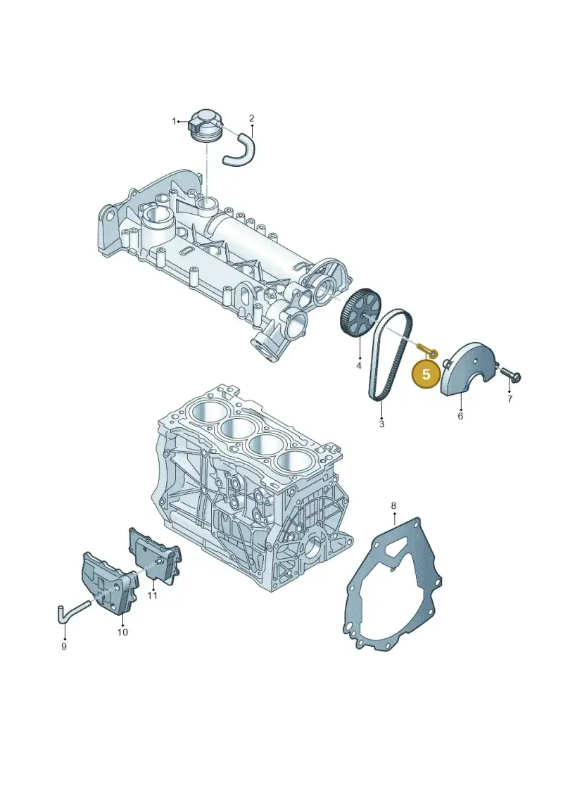 N91145502 — SEAT Formentor TSI CUPRA (2020-) diagram 837103930, position 5