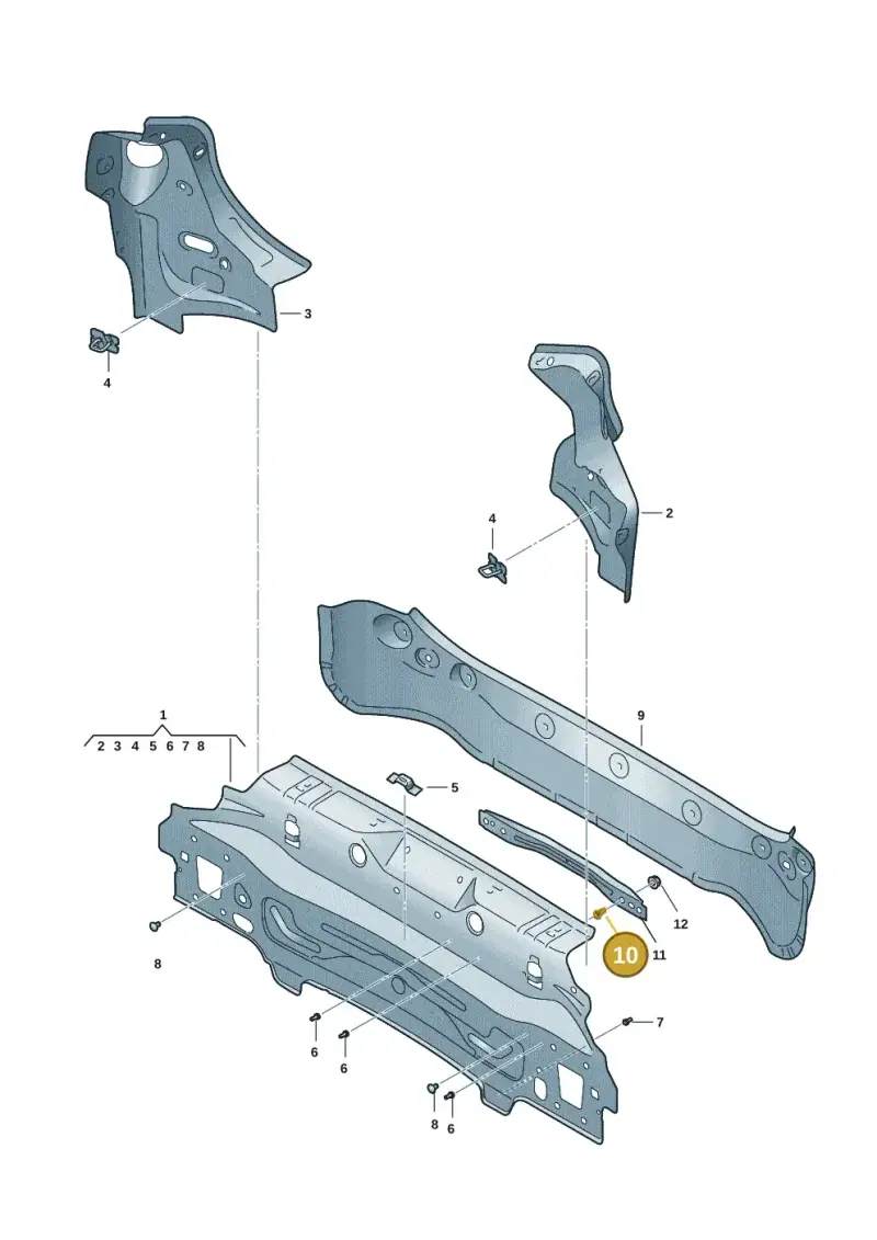 N91153301 — SEAT Formentor TSI CUPRA (2020-) diagram 5ff813000, position 10
