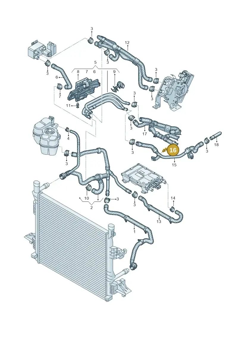 N91158501 — SEAT Tavascan Cupra (2023-) diagram 10a121200, position 16