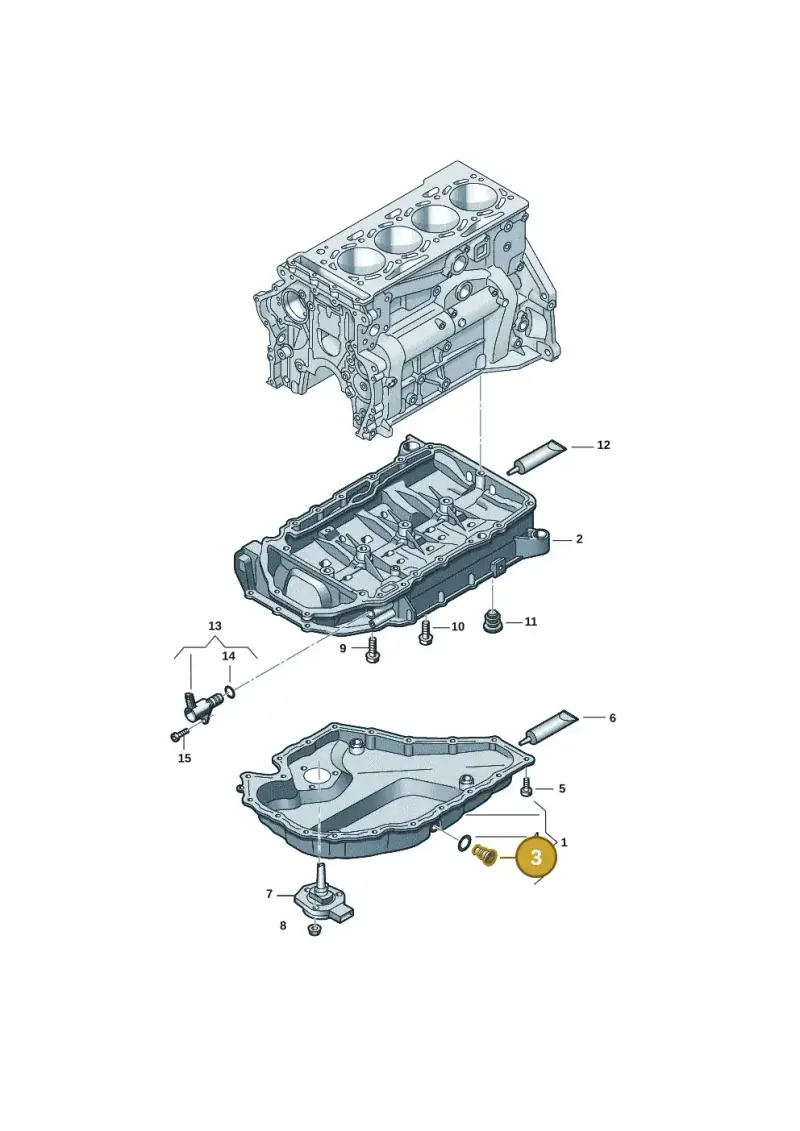 N91167901 — SEAT Leon style (2019-) diagram 5h0103015, position 3