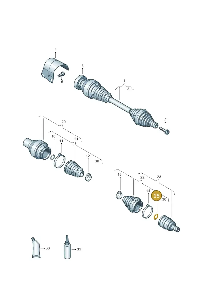 N91170501 — SEAT Alhambra Stylance (2015-2022) diagram 689407300, position 15