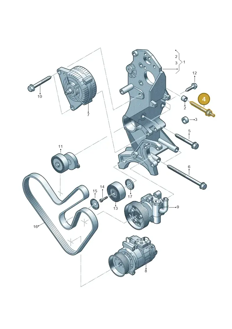 N91182402 — SEAT Exeo ST Reference (2008-2011) diagram 679903400, position 4