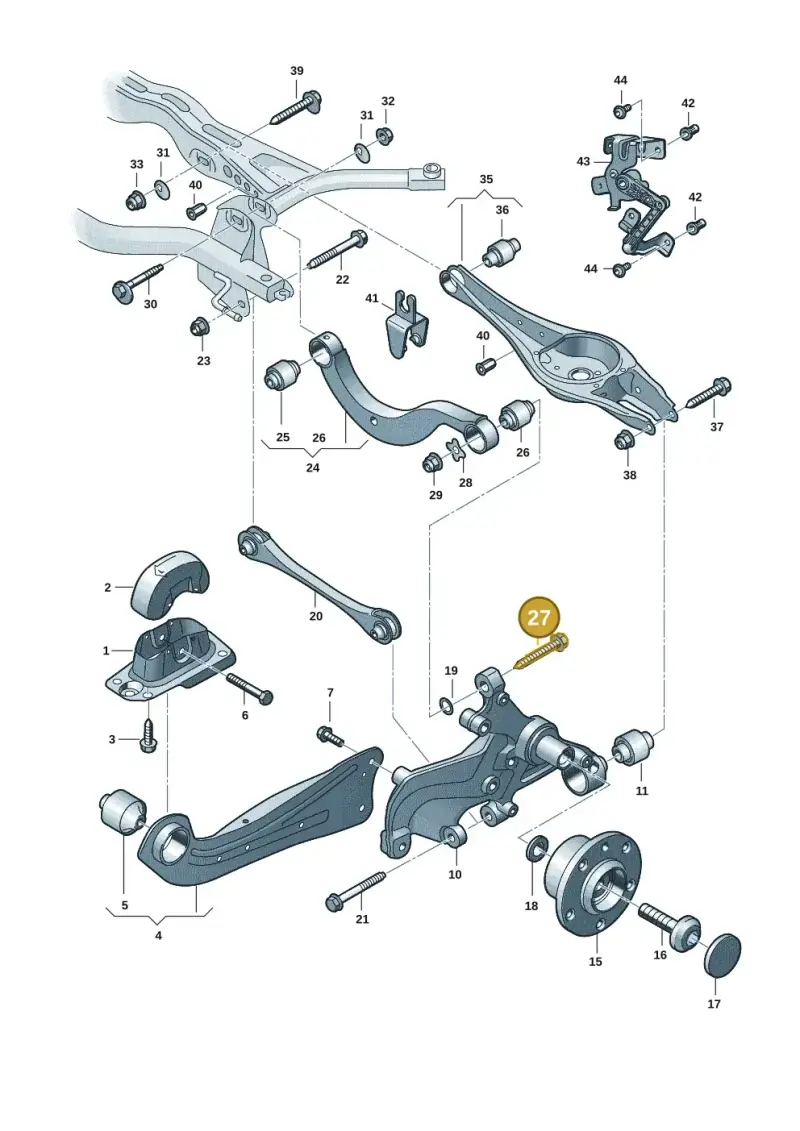 N91201301 — SEAT Formentor TSI CUPRA (2020-) diagram 2gk505050, position 27