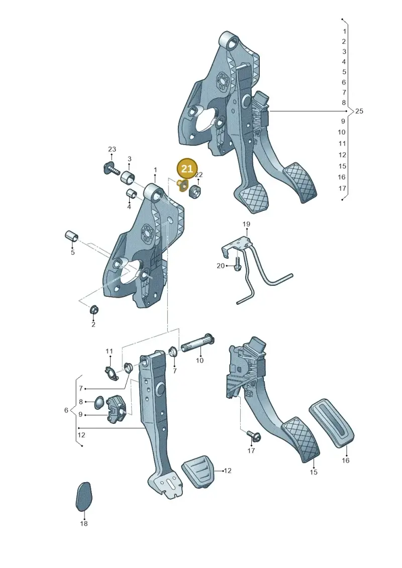 N91206501 — SEAT Formentor TSI CUPRA (2020-) diagram 793721710, position 21