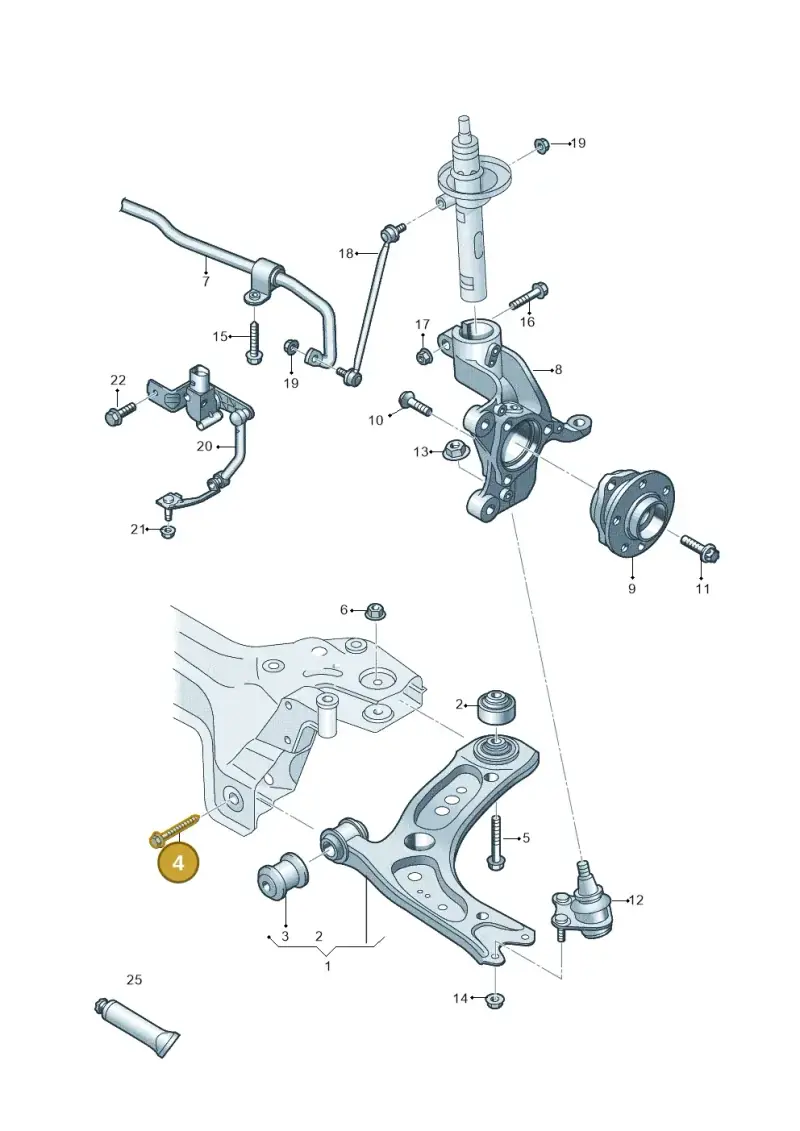 N91217701 — SEAT Formentor TSI CUPRA (2020-) diagram 827407000, position 4