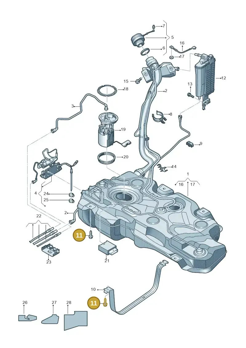 N91229601 — SEAT Leon style (2019-) diagram 585201060, position 11