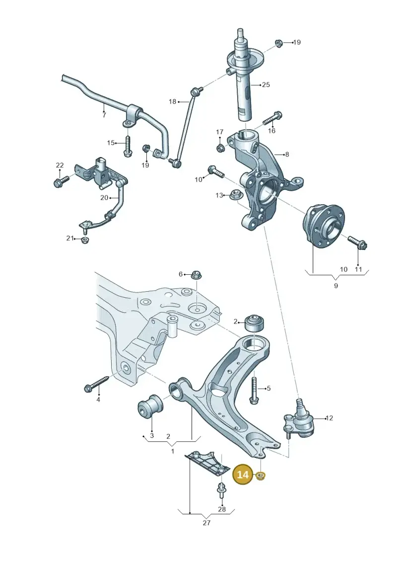 N91233201 — SEAT Formentor TSI CUPRA (2020-) diagram 793407000, position 14