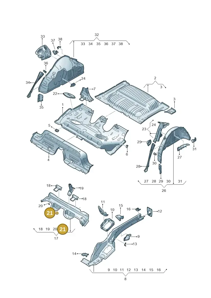 N98922802 — SEAT Arona FR (2017-) diagram 835803150, position 21