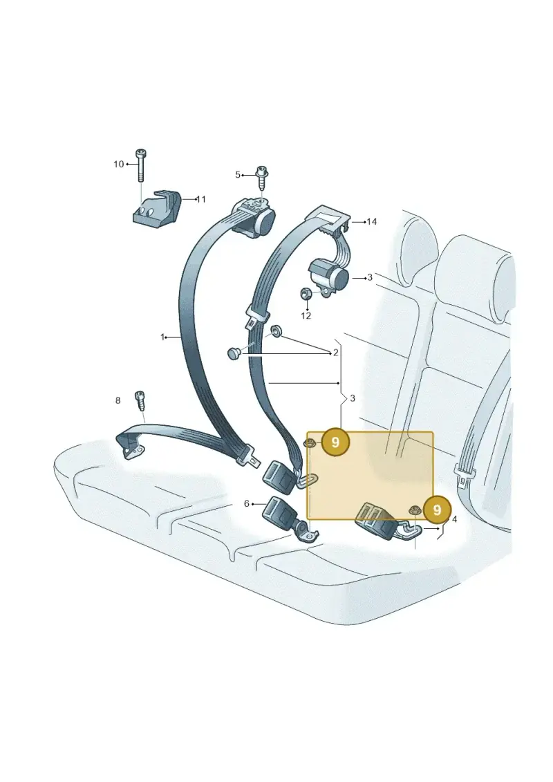 N98923403 — SEAT Formentor TSI CUPRA (2020-) diagram 746857700, position 9
