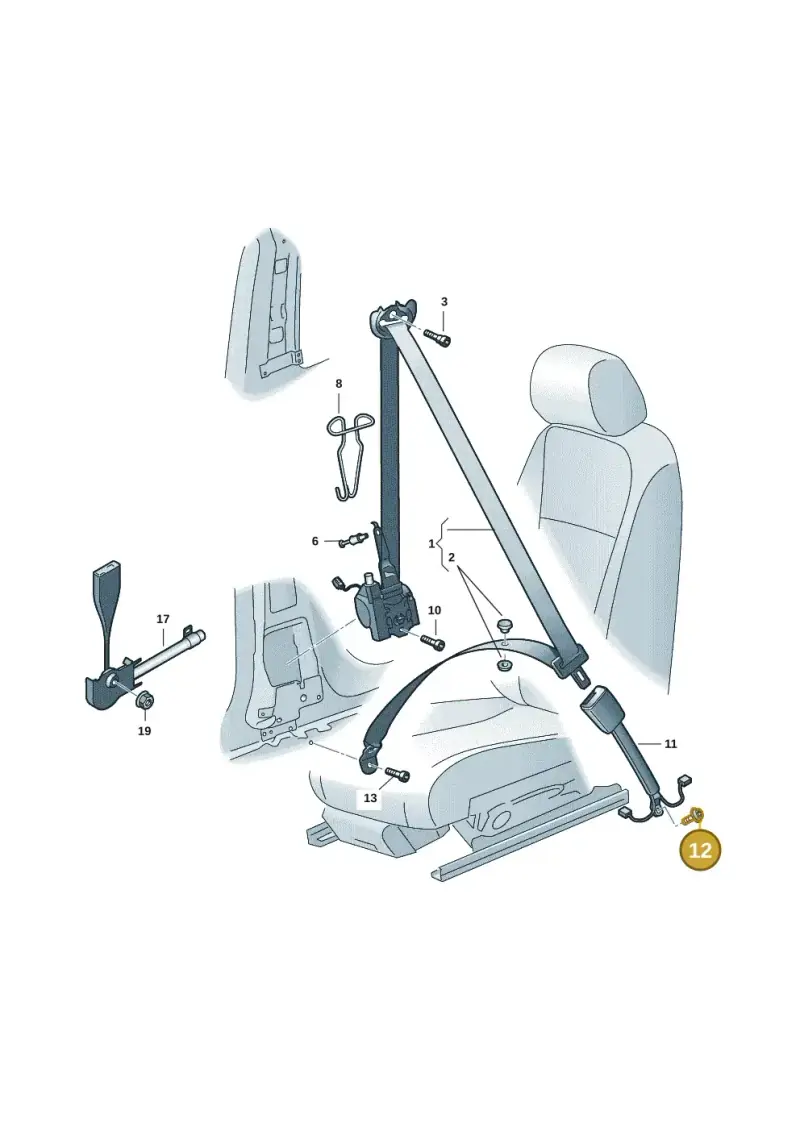 N98923602 — SEAT EBoost CUPRA (2021-) diagram 10a857600, position 12