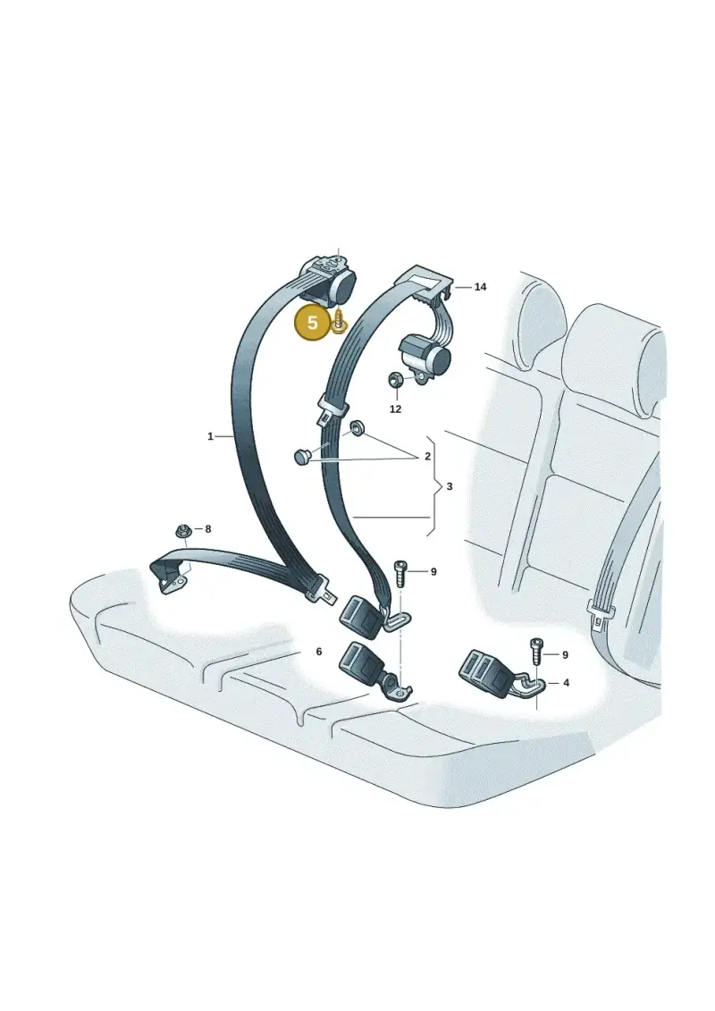 N98926001 — SEAT Tavascan Cupra (2023-) diagram 10a857070, position 5