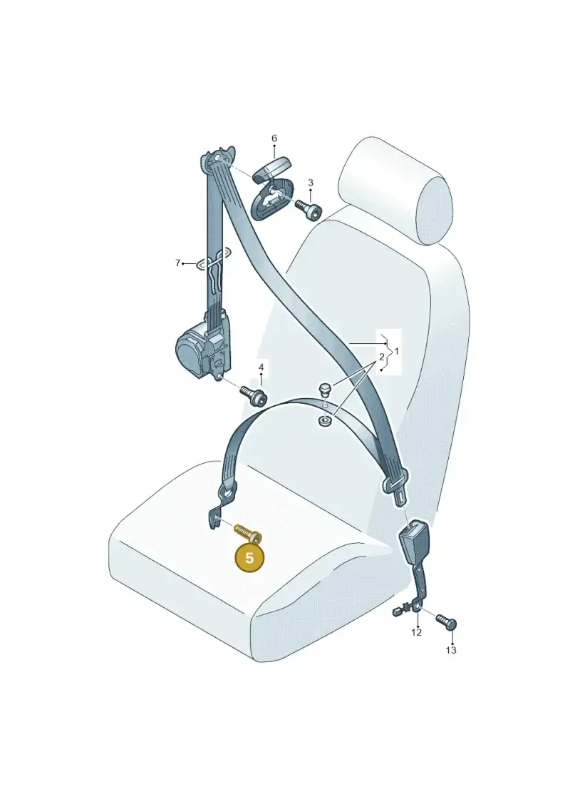 N98926102 — SEAT Mii electric (2020-2021) diagram 723857600, position 5