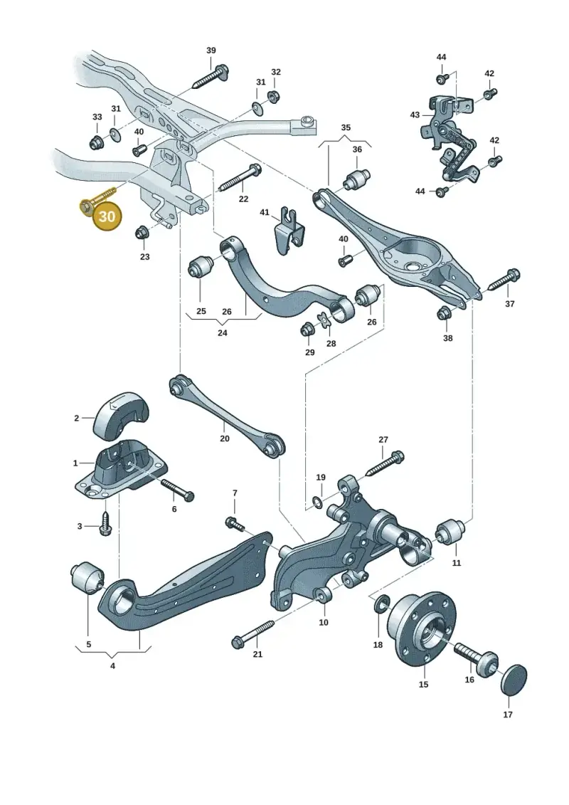 WHT000227 — SEAT Formentor TSI CUPRA (2020-) diagram 2gk505050, position 30