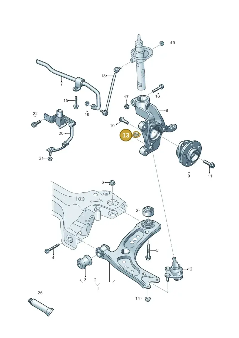 WHT000785 — SEAT Formentor TSI CUPRA (2020-) diagram 827407000, position 13