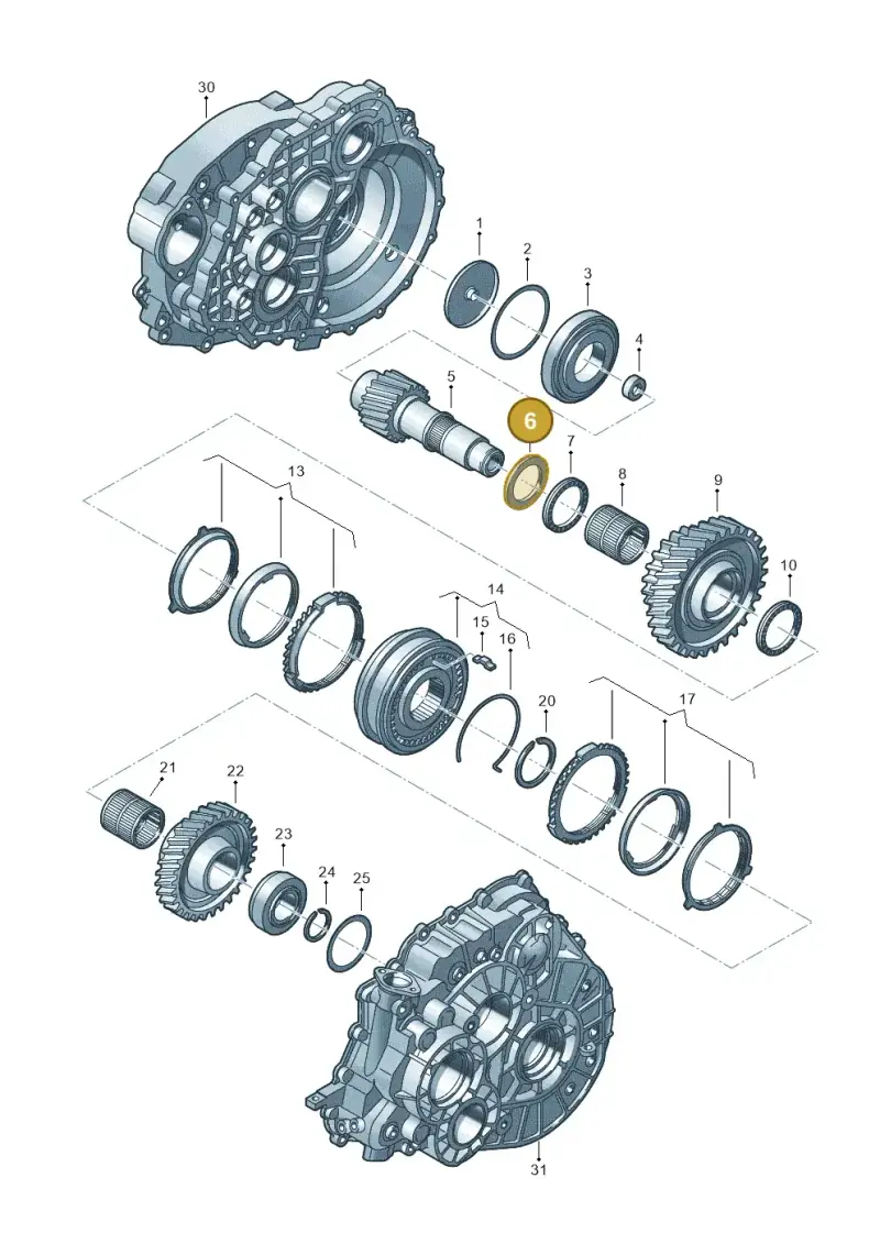 WHT001475 — SEAT Alhambra Stylance (2015-2022) diagram 732311260, position 6