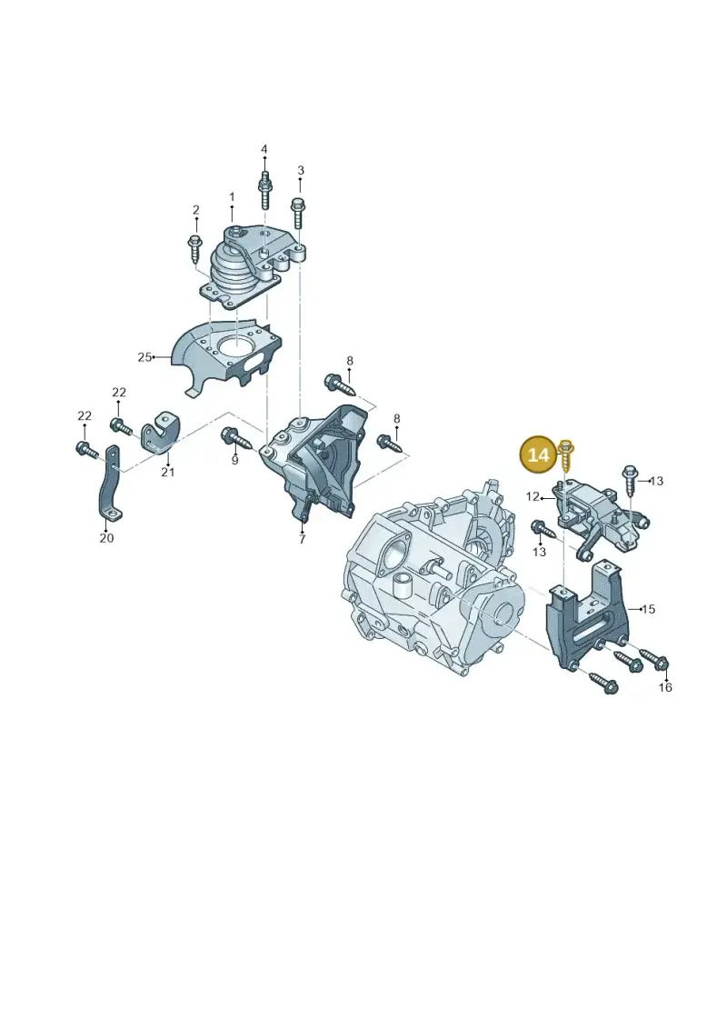 WHT001835 — SEAT Ibiza Stylance (2015-) diagram 773199250, position 14