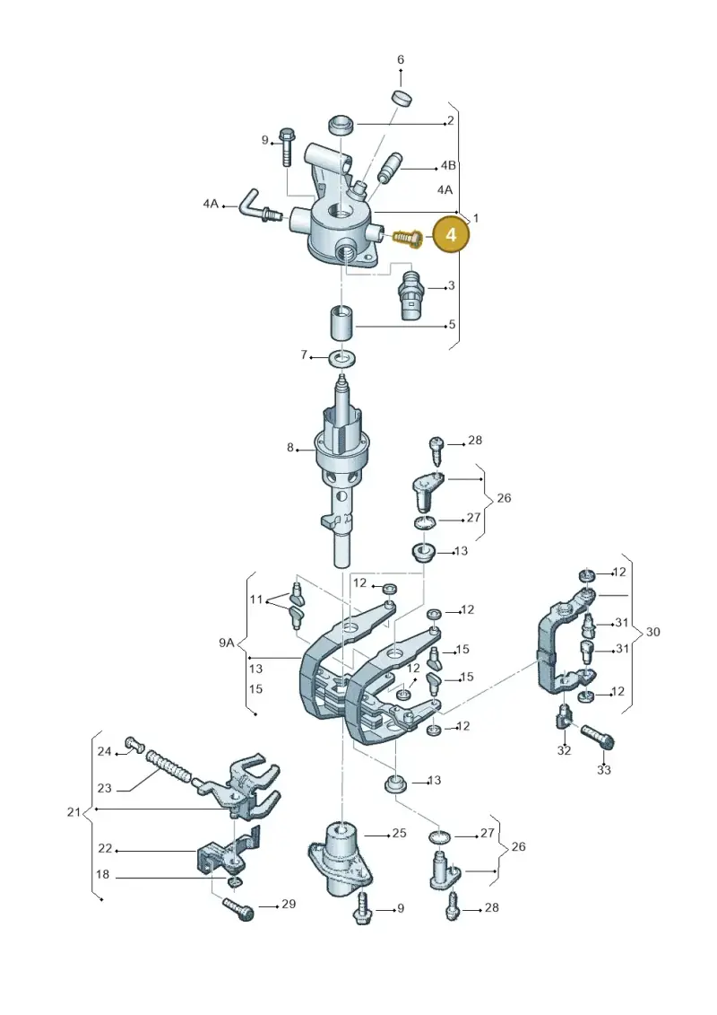 WHT003360 — SEAT Ibiza Reference (2008-2011) diagram 253311900, position 4