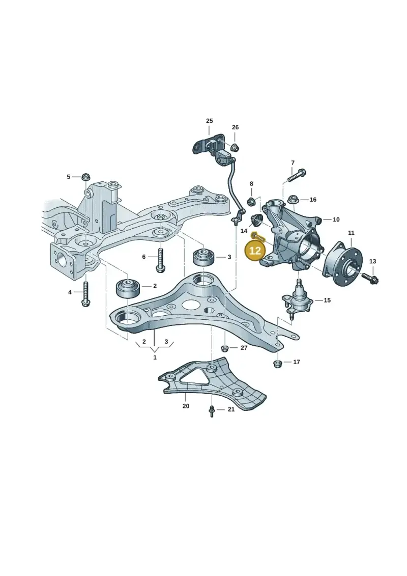 WHT004835 — SEAT Tavascan Cupra (2023-) diagram 10a407000, position 12