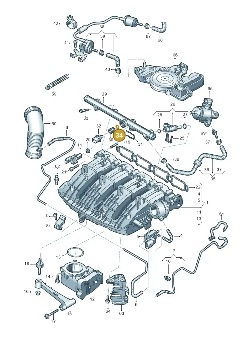 WHT005568 — SEAT Leon ST Stylance (2016-2020) diagram 724133040, position 34