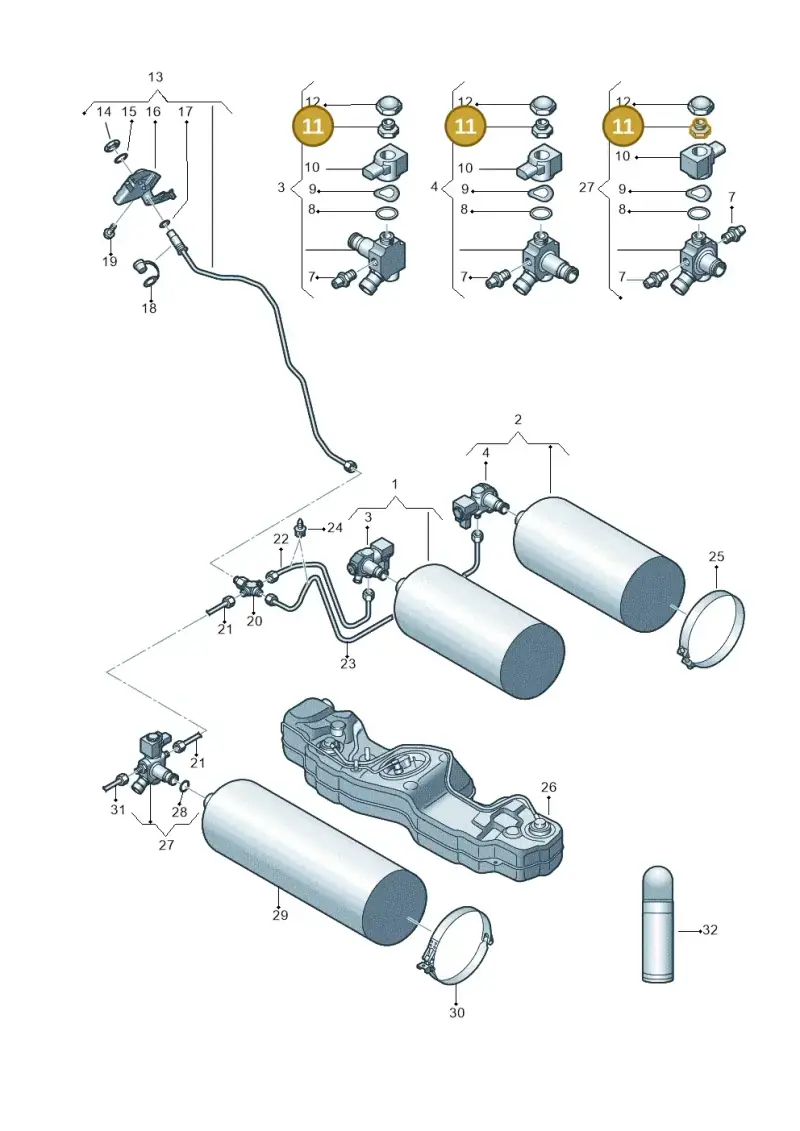 WHT005655 — SEAT Leon style (2019-) diagram 827201007, position 11