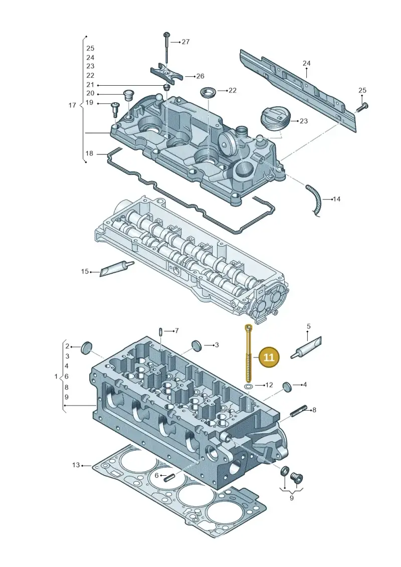 WHT005673 — SEAT Leon style (2019-) diagram 884103650, position 11