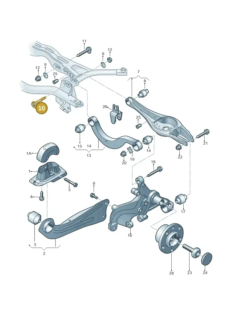 WHT007415 — SEAT Leon style (2019-) diagram 827505005, position 10