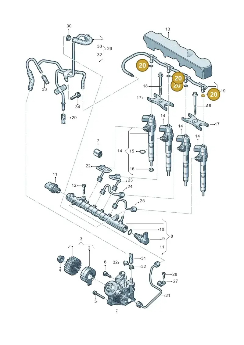 WHT007480A — SEAT Arona FR (2017-) diagram 746130000, position 20