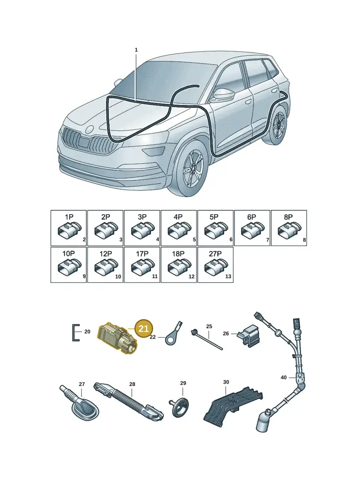 000098601 — Skoda Kodiaq (2018-2022) diagram 804971084, position 21