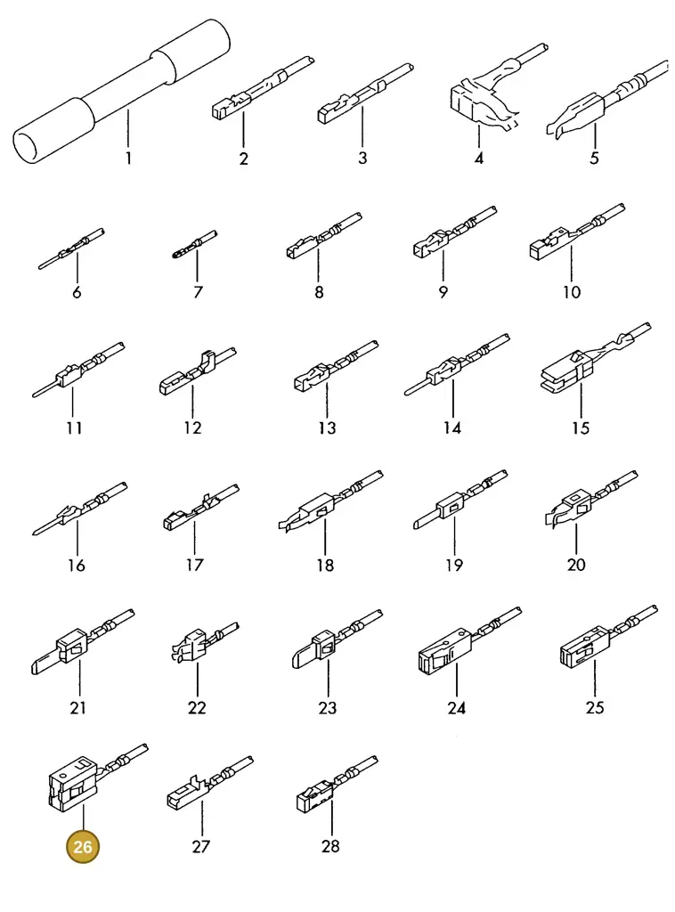 000979027EC — Skoda 1J0 platform diagram 198979300, position 26