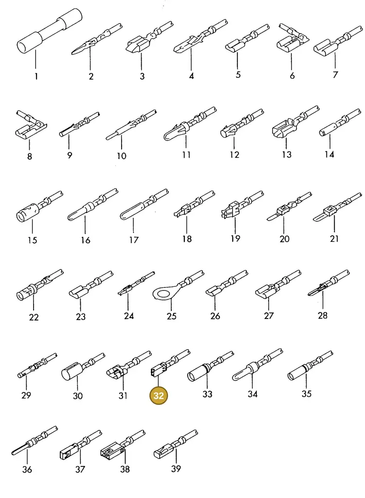 000979237E — Skoda 1J0 platform diagram 198979500, position 32