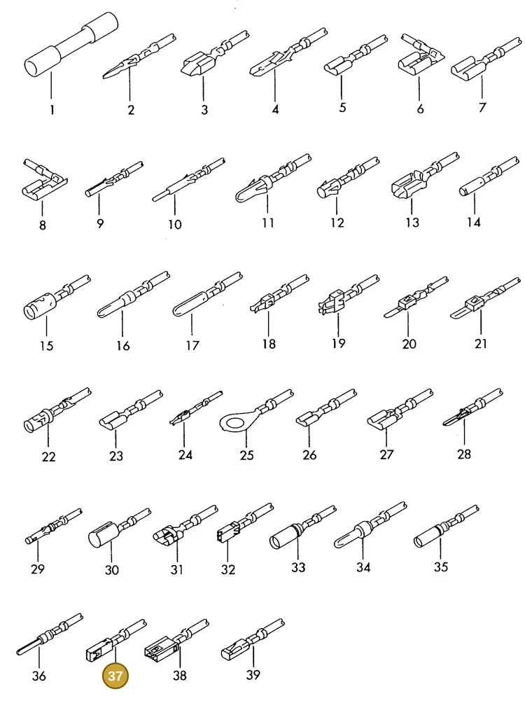 000979242EA — Skoda 1J0 platform diagram 198979500, position 37