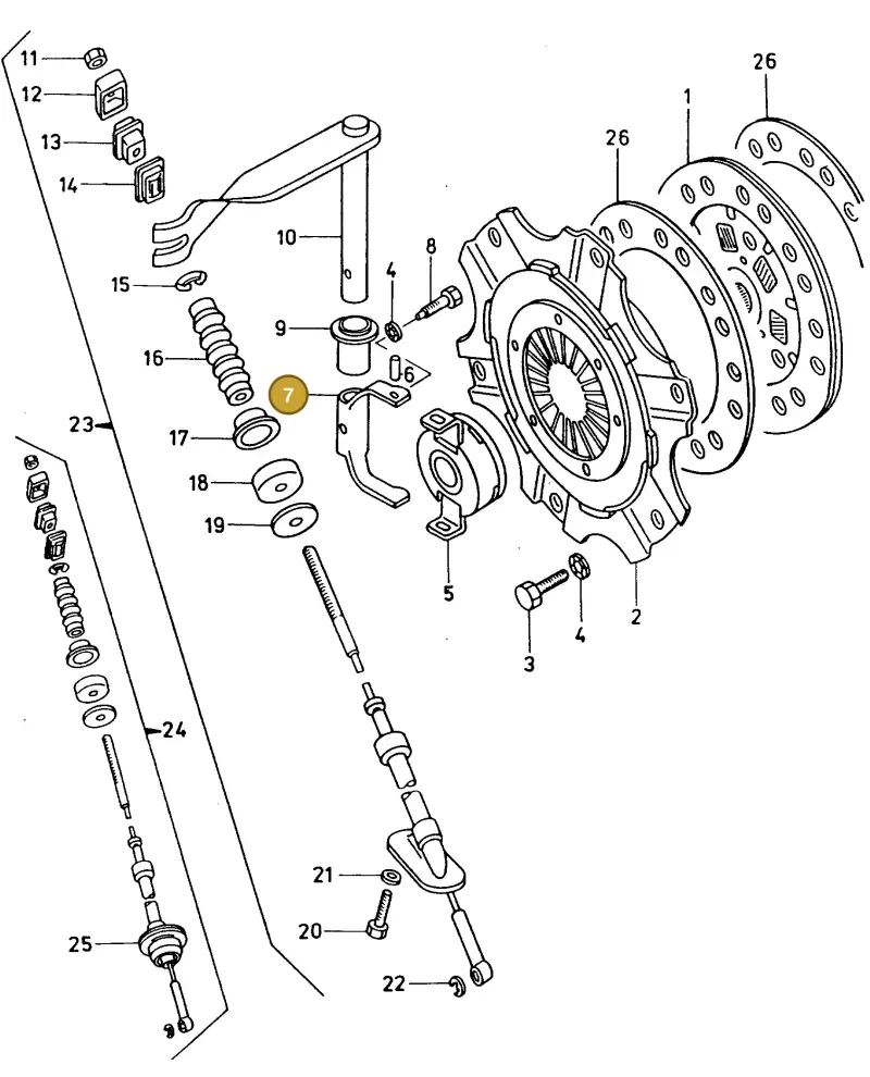 002141129 — Skoda Favorit/Forman/Pickup (1987-1995) diagram 107111000, position 7