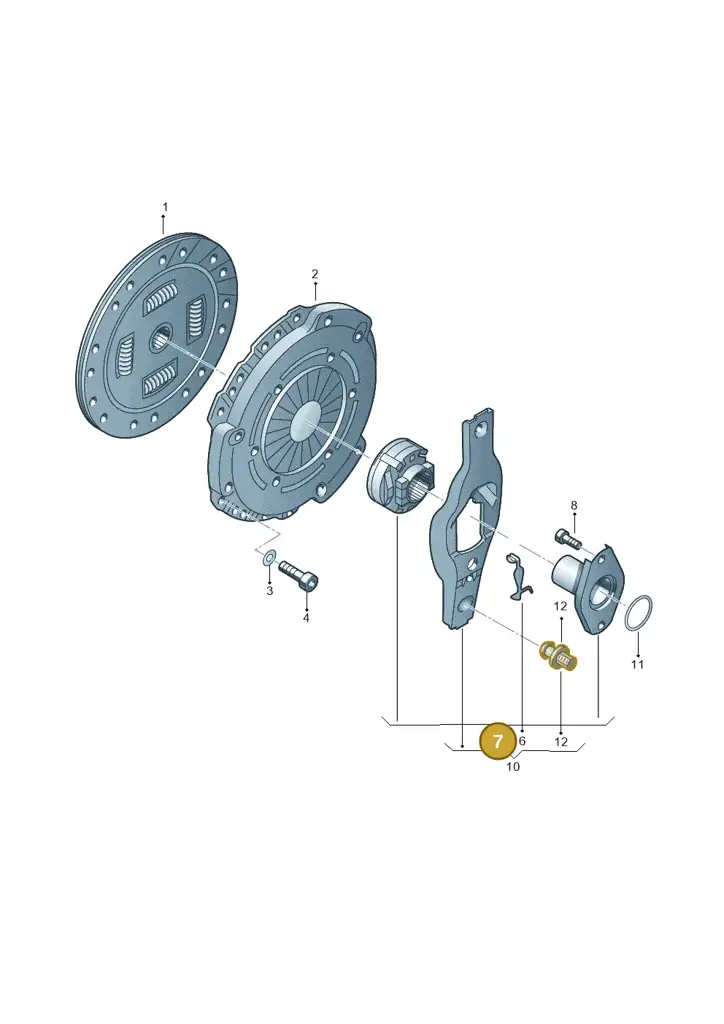 002141170 — Skoda OCTAVIA/COMBI/4X4 01> (2000-) diagram 225141200, position 7